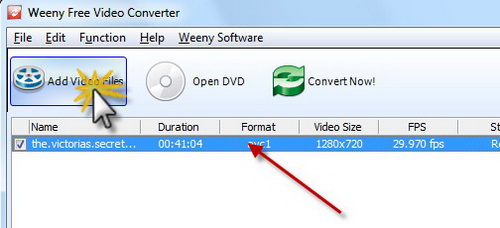 Free Video Converter Screenshot 1