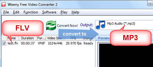 движение неумолим естетически How to convert FLV to MP3 - FLV2MP3