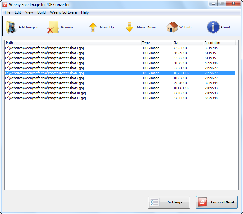 convert image to pdf freeware